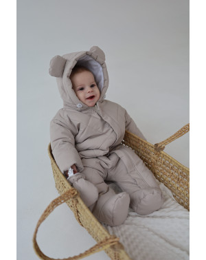 Дитячий зимовий комбінезон TEDDY світлий беж