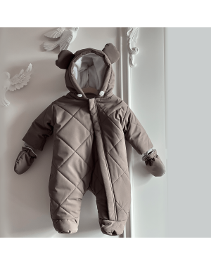 Дитячий демі комбінезон TEDDY тауп