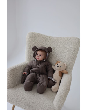 Дитячий демі комбінезон TEDDY тауп