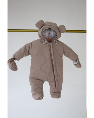 Дитячий демі комбінезон TEDDY світлий беж
