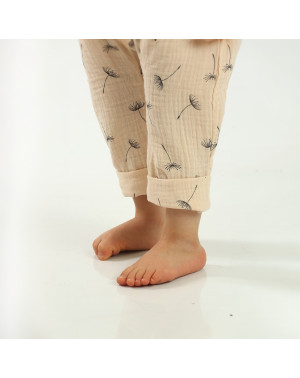 Мусліновий дитячий ромпер "Кульбабки"