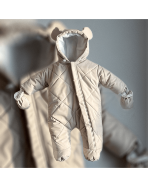Дитячий зимовий комбінезон TEDDY світлий беж